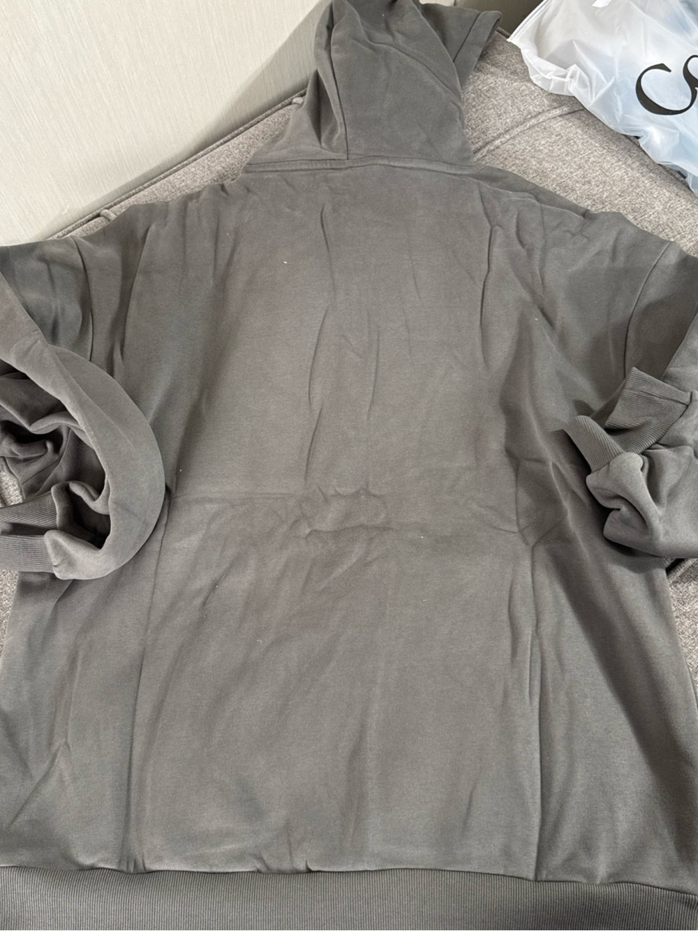 New Men’s Comfrt Signature Hoodie Adult 2XL Steel Gray Minimalist Athletic - Picture 7 of 8